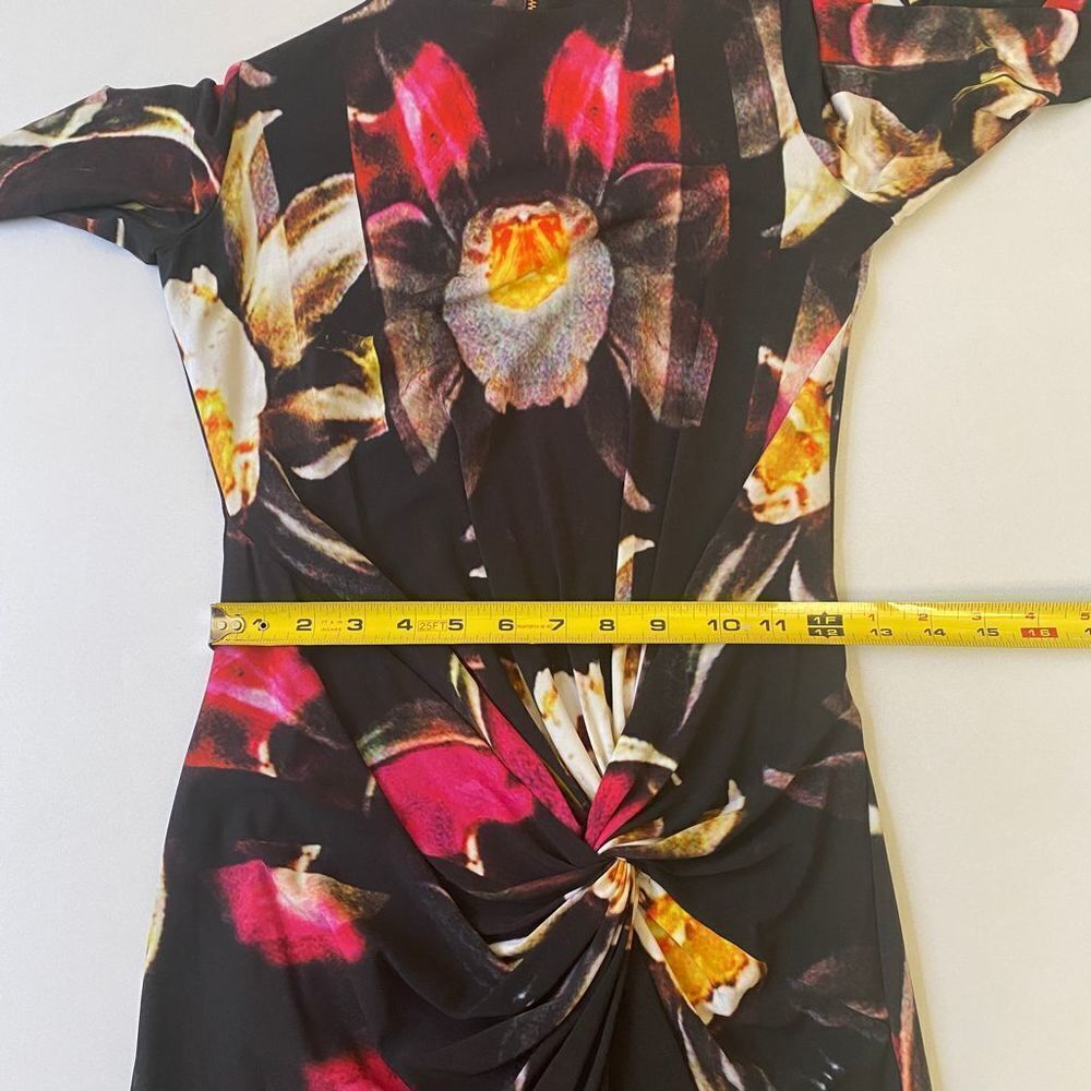 Ted Baker London Size 1 Floral Long Sleeve Dress - Picture 11 of 14